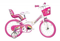 Detský bicykel Dino Bikes 164R-UN Unicorn Jednorožec 16